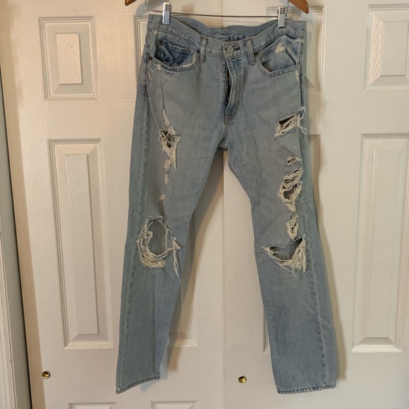 Ralph Lauren Denim - Ralph Lauren Light wash boyfriend distressed Jeans